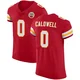 Men's Jeff Caldwell Kansas City Chiefs ＃0 Elite Red Team Color Vapor Untouchable Jersey