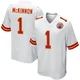 Men's Jerick McKinnon Kansas City Chiefs ＃1 Game White Jersey