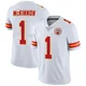 Men's Jerick McKinnon Kansas City Chiefs ＃1 Limited White Vapor Untouchable Jersey