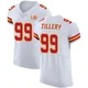 Men's Jerry Tillery Kansas City Chiefs ＃99 Elite White Vapor Untouchable Super Bowl LIX Jersey