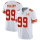Men's Jerry Tillery Kansas City Chiefs ＃99 Limited White Vapor Untouchable Super Bowl LIX Jersey