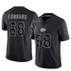 Men's Joey Lombard Kansas City Chiefs ＃68 Limited Black Reflective Jersey