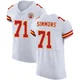 Men's Josh Simmons Kansas City Chiefs ＃71 Elite White Vapor Untouchable Jersey