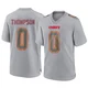Men's Josh Thompson Kansas City Chiefs ＃0 Game Gray Atmosphere Fashion Jersey