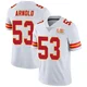 Men's Kam Arnold Kansas City Chiefs ＃53 Limited White Vapor Untouchable Super Bowl LIX Jersey