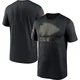 Men's Kansas City Chiefs Black 2020 Salute to Service Team Logo Performance T-Shirt