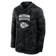 Men's Kansas City Chiefs Black 2026 Salute to Service Sideline Lightweight Hooded Dri-FIT Long Sleeve Top