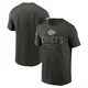Men's Kansas City Chiefs Green Forest Big & Tall 2025 Salute to Service Sideline Edge T-Shirt