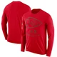 Men's Kansas City Chiefs Legend Red 2018 Salute to Service Sideline Performance Long Sleeve T-Shirt