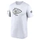 Men's Kansas City Chiefs Legend White 2024 Salute To Service Performance T-Shirt