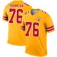 Men's Kingsley Suamataia Kansas City Chiefs ＃76 Legend Gold Inverted Jersey