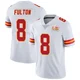 Men's Kristian Fulton Kansas City Chiefs ＃8 Limited White Vapor Untouchable Super Bowl LIX Jersey