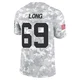 Men's Kyle Long Kansas City Chiefs ＃69 Limited Arctic Camo 2024 Salute to Service Jersey