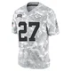 Men's Larry Johnson Kansas City Chiefs ＃27 Limited Arctic Camo 2024 Salute to Service Jersey