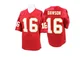 Men's Len Dawson Kansas City Chiefs ＃16 Authentic Red Team Color Throwback Jersey