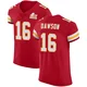 Men's Len Dawson Kansas City Chiefs ＃16 Elite Red Team Color Vapor Untouchable Super Bowl LIX Jersey