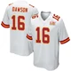 Men's Len Dawson Kansas City Chiefs ＃16 Game White Super Bowl LIX Jersey