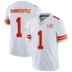Men's Leon Sandcastle Kansas City Chiefs ＃1 Limited White Vapor Untouchable Super Bowl LIX Jersey