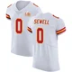 Men's Marlen Sewell Kansas City Chiefs ＃0 Elite White Vapor Untouchable Super Bowl LIX Jersey