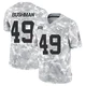 Men's Matt Bushman Kansas City Chiefs ＃49 Limited Arctic Camo 2024 Salute to Service Jersey