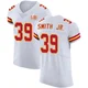 Men's Melvin Smith Jr. Kansas City Chiefs ＃39 Elite White Vapor Untouchable Super Bowl LIX Jersey