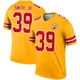 Men's Melvin Smith Jr. Kansas City Chiefs ＃39 Legend Gold Inverted Jersey