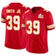Men's Melvin Smith Jr. Kansas City Chiefs ＃39 Limited Red Vapor F.U.S.E. Super Bowl LIX Jersey