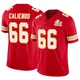 Men's Mike Caliendo Kansas City Chiefs ＃66 Limited Red Vapor F.U.S.E. Super Bowl LIX Jersey
