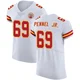 Men's Mike Pennel Jr. Kansas City Chiefs ＃69 Elite White Vapor Untouchable Jersey