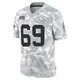 Men's Mike Pennel Jr. Kansas City Chiefs ＃69 Limited Arctic Camo 2024 Salute to Service Jersey