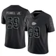 Men's Mike Pennel Jr. Kansas City Chiefs ＃69 Limited Black Reflective Jersey