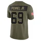 Men's Mike Pennel Jr. Kansas City Chiefs ＃69 Limited Olive 2025 Salute to Service Jersey