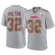 Men's Nick Bolton Kansas City Chiefs ＃32 Game Gray Atmosphere Fashion Super Bowl LIX Jersey