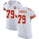 Men's Nick Torres Kansas City Chiefs ＃79 Elite White Vapor Untouchable Jersey