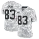 Men's Noah Gray Kansas City Chiefs ＃83 Limited Arctic Camo 2024 Salute to Service Jersey