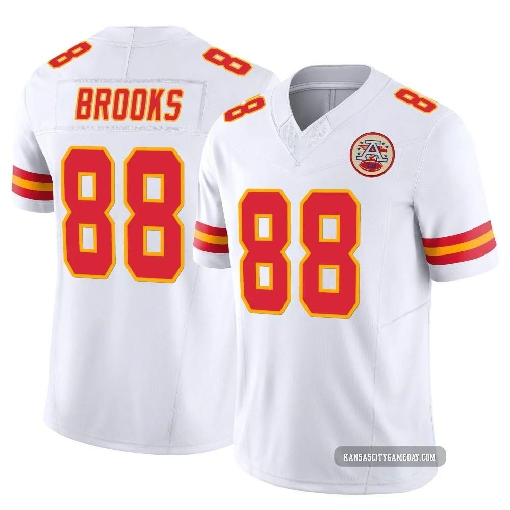 Men's Phillip Brooks Kansas City Chiefs ＃88 Limited White Vapor F.U.S.E. Jersey