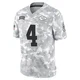 Men's Rashee Rice Kansas City Chiefs ＃4 Limited Arctic Camo 2024 Salute to Service Jersey