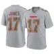 Men's Richie James Kansas City Chiefs ＃17 Game Gray Atmosphere Fashion Jersey