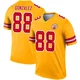 Men's Tony Gonzalez Kansas City Chiefs ＃88 Legend Gold Inverted Jersey