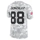 Men's Tony Gonzalez Kansas City Chiefs ＃88 Limited Arctic Camo 2024 Salute to Service Jersey