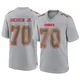 Men's Tremayne Anchrum Jr. Kansas City Chiefs ＃70 Game Gray Atmosphere Fashion Jersey