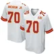 Men's Tremayne Anchrum Jr. Kansas City Chiefs ＃70 Game White Super Bowl LIX Jersey