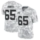 Men's Trey Smith Kansas City Chiefs ＃65 Limited Arctic Camo 2024 Salute to Service Jersey