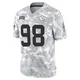 Men's Vincent Anthony Jr. Kansas City Chiefs ＃98 Limited Arctic Camo 2024 Salute to Service Jersey