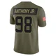 Men's Vincent Anthony Jr. Kansas City Chiefs ＃98 Limited Olive 2025 Salute to Service Jersey