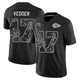 Men's Zelmar Vedder Kansas City Chiefs ＃47 Limited Black 2026 Salute to Service Stitched Jersey