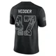 Men's Zelmar Vedder Kansas City Chiefs ＃47 Limited Black 2026 Salute to Service Stitched Jersey