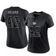 Women's Azizi Hearn Kansas City Chiefs ＃42 Limited Black Reflective Jersey