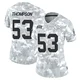 Women's BJ Thompson Kansas City Chiefs ＃53 Limited Arctic Camo 2024 Salute to Service Jersey