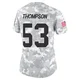 Women's BJ Thompson Kansas City Chiefs ＃53 Limited Arctic Camo 2024 Salute to Service Jersey